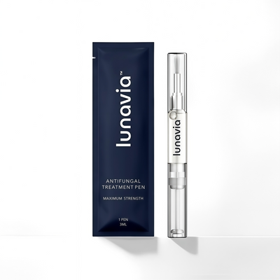 Lunavia Antifungal Pen – Cures Most Athlete’s Foot, Jock Itch, and Ringworm - 25% Undecylenic Acid with added Tea Tree, Jojoba, Clove Bud Oils & Aloe